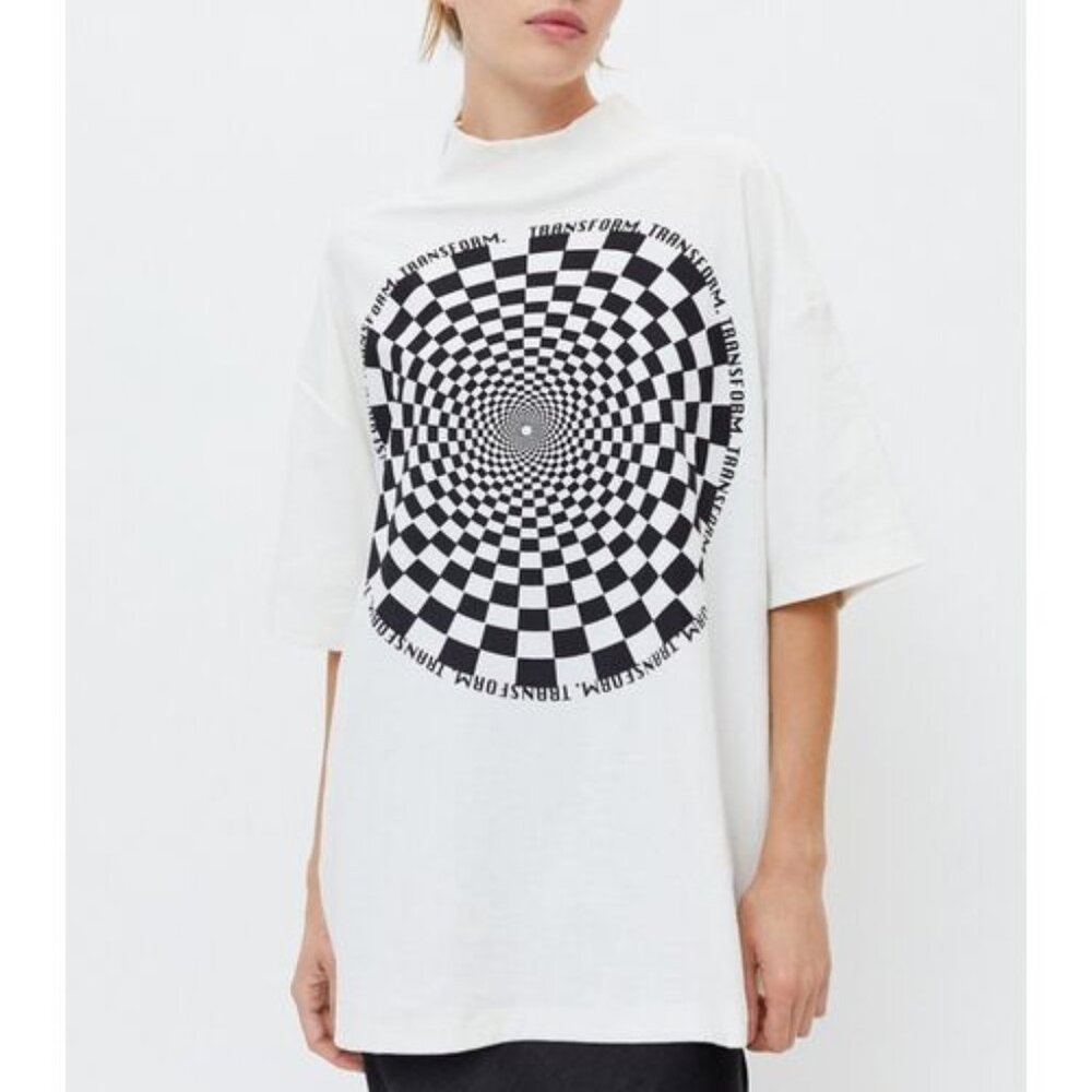 UO New Wave Mock Neck Tee NWT M